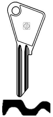 VAC3 Key Blank - 1
