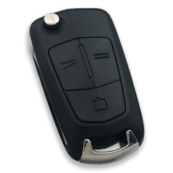 Opel - Opel Vectra-C 3 Button Flip Remote Key (AfterMarket) (GM 93187508, 433 MHz, ID46)