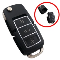 Volksvagen 3 Butons Key Shell - Volkswagen