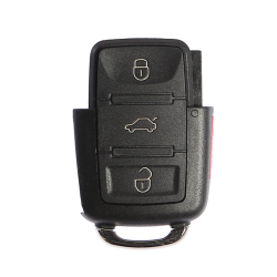 Volkswagen 3 Buttons Key Shell (with panic Button) - Volkswagen