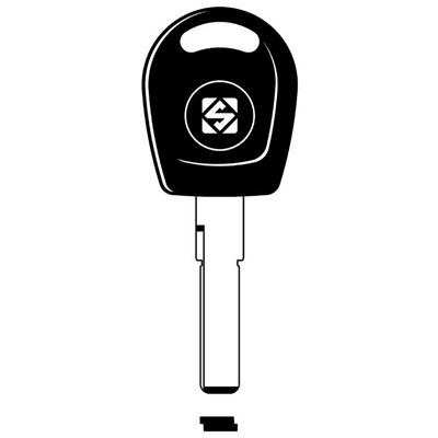 Volkswagen Silca Transponder Key - 1