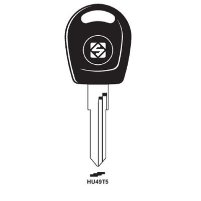 Volkswagen Silca Transponder Key - 1