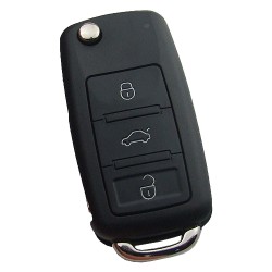 Volkswagen Touareg 3 Buttons Key Shell - Volkswagen