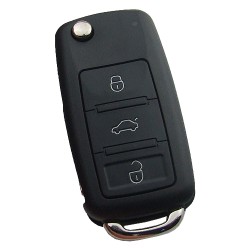 Volkswagen Touareg 3 Buttons Key Shell - 1