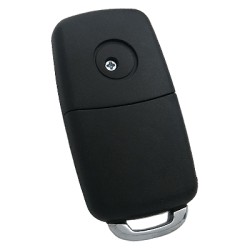 Volkswagen Touareg, Phaeton 3 Button Flip Remote Key (AfterMarket) (433 MHz, ID46) - Thumbnail