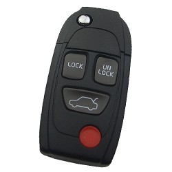 Volvo 3+1 button remote key blank - Volvo