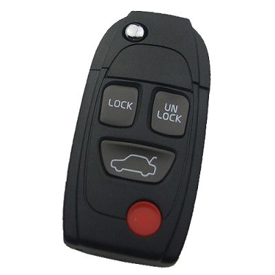 Volvo 3+1 button remote key blank - 1