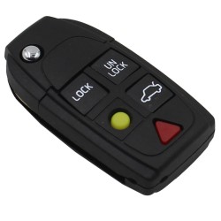 Volvo 5 Buttons Flick Blade Key Shell - 3