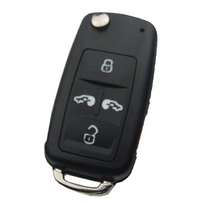 VW 4+1 button remote key shell - 1
