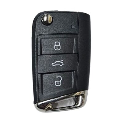 VW original keyless 3 button remote key 434mhz with 2G6 959 752D with MQB49/5C/NCP21A2W chip CMIIT ID 2016dj3959 with 434mhz original PCB+ Aftermarket shell - 1