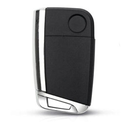 VW MQB platform 3 button Keyless flip remote key with AES ID48 chip-434mhz & HU66 blade, used for T-Cross - 2