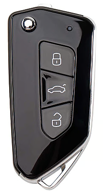 Xhorse All Black 3 Buttons Universal Wired Remote Key - XKGA81EN - 1