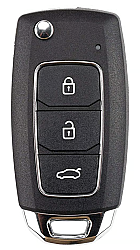 Xhorse Flip Remote Key Wire Universal 3 Buttons Hyundai Type - 1