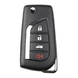 Xhorse Flip Wired Universal 4 Buttons Toyota Type XKTO10EN - Xhorse