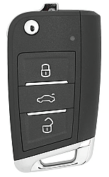 Xhorse VVDI Key Tool VVDI2 Flip Remote Key 3 Button XKMQB5EN - 1