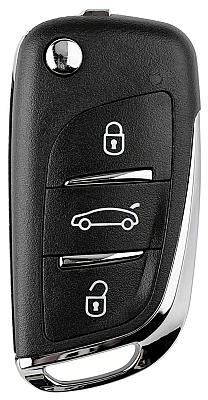 Xhorse VVDI Key Tool VVDI2 Universal Wire Remote Key 3 Buttons - 1