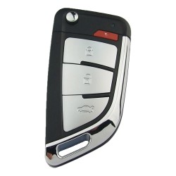 XHORSE VVDI KEY TOOL VVDI2 WIRE FLIP REMOTE KEY 3 BUTTONS BMW KNIFE STYLE XKKF03EN-5729 - Xhorse