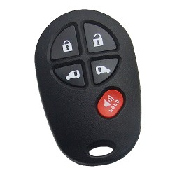 Xhorse VVDI Key Tool VVDI2 Wire Remote Key Toyota Medal Type 5 Button XKTO08EN - Xhorse
