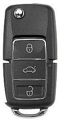 Xhorse VVDI Key Tool VVDI2 Wire Remote Key VW Type 3 Button - 1
