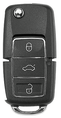 Xhorse VVDI Key Tool VVDI2 Wire Remote Key VW Type 3 Button - 1