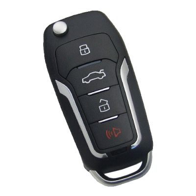Xhorse VVDI Key Tool VVDI2 Wireless Flip Remote Key 3+1 Button Ford Type XNFO01EN - 1