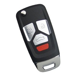 Xhorse - Xhorse VVDI Key Tool Wireless Flip Remote Audi Type 3+1 Button XNAU02EN