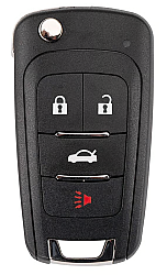 Xhorse Wire Remote Key 4 Button GM Flip Type XKBU21EN - 1