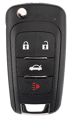 Xhorse Wire Remote Key 4 Button GM Flip Type XKBU21EN - 1